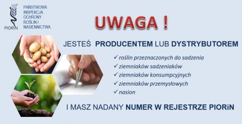 Informacja dla producentów roślin - aktualizacja danych do 14 marca