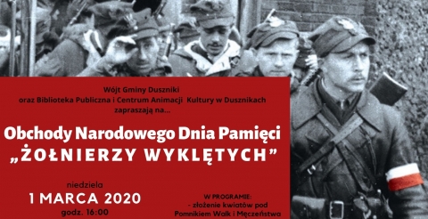 Obchody Narodowego Dnia Pamięci "Żołnierzy Wyklętych" - niedziela 1 marca