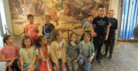 Uczniowie z Grzebieniska na wycieczce w Poznaniu