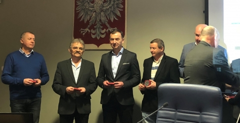 Na zdjęciu trenerzy wyróżnieni w Konkursie Nadziei Olimpijskich im. Karola Hoffmanna