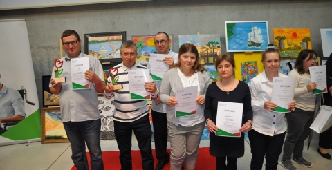 Uczestnicy konkursu z WTZ Duszniki