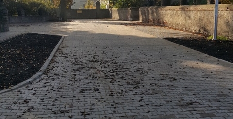 Na zdjęciu przebudowana droga w Sędzinach