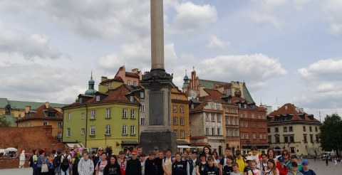 Uczniowie z Sędzinka na wycieczce w Warszawie