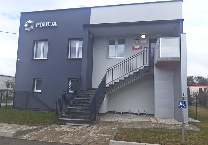 Zdjęcie budynku Posterunku Policji w Dusznikach