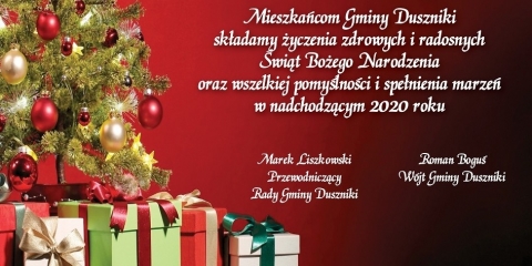 Życzenia świąteczno-noworoczne