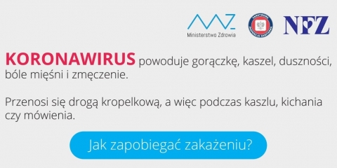Koronawirus - zasady bezpieczeństwa