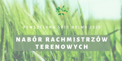Informacja o wynikach naboru na rachmistrza terenowego w Gminie Duszniki