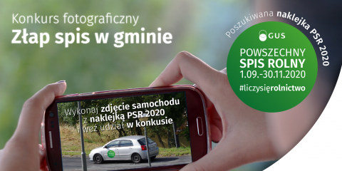 „Złap spis w gminie” - konkurs dla mieszkańców