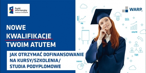 "Nowe kwalifikacje Twoim atutem" - webinarium, wtorek 17 listopada