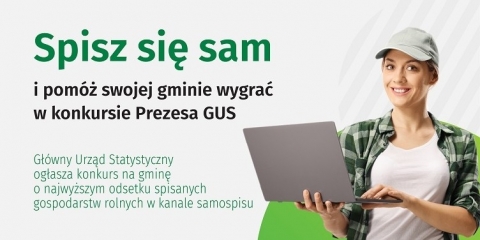 Konkurs na gminę o najwyższym odsetku spisanych gospodarstw samospisem