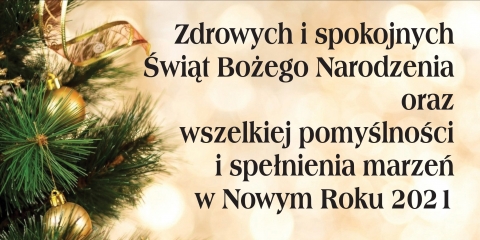 Życzenia świąteczno-noworoczne