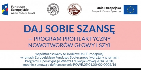 Bezpłatne badania laryngologiczne - profilaktyka nowotworów głowy i szyi