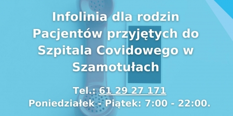 Szamotulski szpital przekształcony w covidowy - WAŻNE INFORMACJE