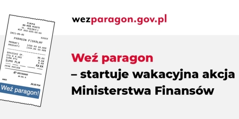 Weź paragon i wspieraj uczciwą konkurencję na rynku.