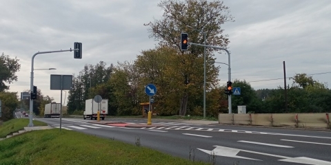 Nowa sygnalizacja świetlna w Podrzewiu