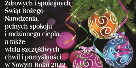 Życzenia świąteczno-noworoczne