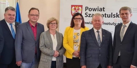 Spotkanie samorządowców w Starostwie Powiatowym w Szamotułach