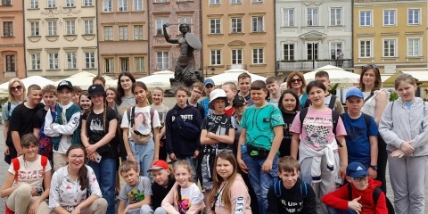 Uczniowie ze szkoły w Sędzinku zwiedzili stolicę