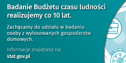 Badanie statystyczne GUS - Budżet czasu ludności