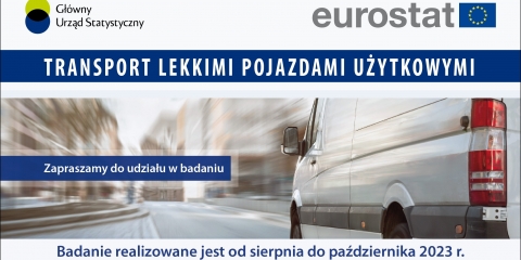 Badanie statystyczne GUS - Transport lekkimi pojazdami użytkowymi