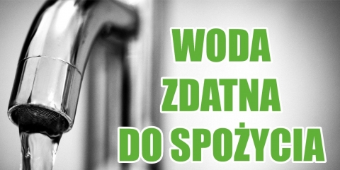 Komunikat ws. wodociągu KUNOWO - woda zdatna do spożycia!