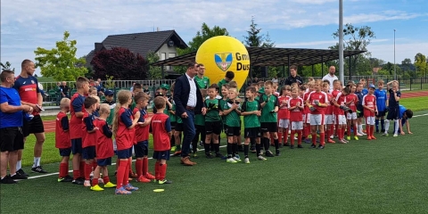 Turniej na otwarcie kompleksu sportowego w Dusznikach