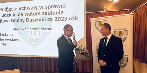 Absolutorium i wotum zaufania dla wójta