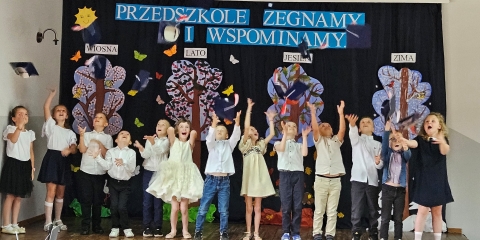 Pożegnanie przedszkola w Sędzinku
