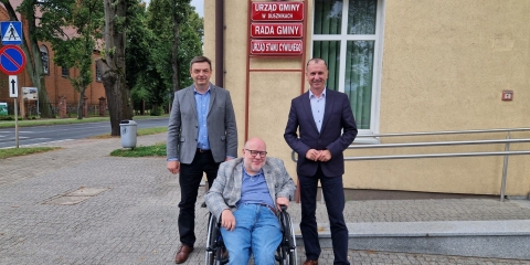Senator Jan Filip Libicki z wizytą w Dusznikach 