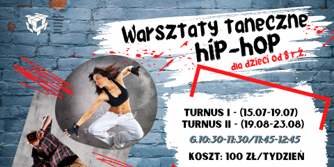 BPiCAK zaprasza dzieci na warsztaty taneczne HIP-HOP 