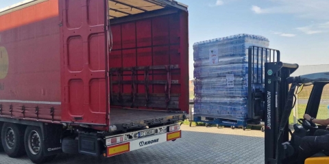 Pierwszy transport z Gminy Duszniki z pomocą dla powodzian z Lądka-Zdroju