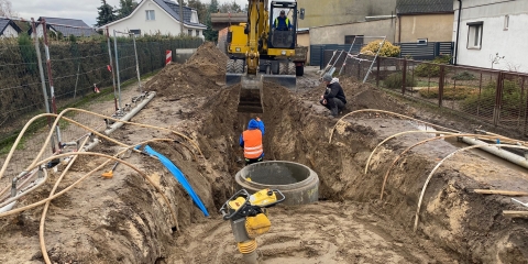 Trwa rozbudowa oczyszczalni ścieków i budowa kanalizacji sanitarnej