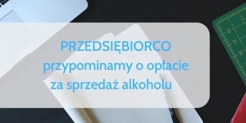 Oświadczenie o wartości sprzedaży alkoholu za rok 2024
