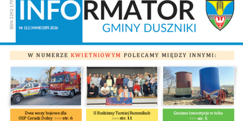 Informator Gminy Duszniki nr 112 KWIECIEŃ 2026