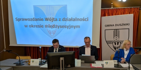 Relacja z XXX sesji Rady Gminy Duszniki