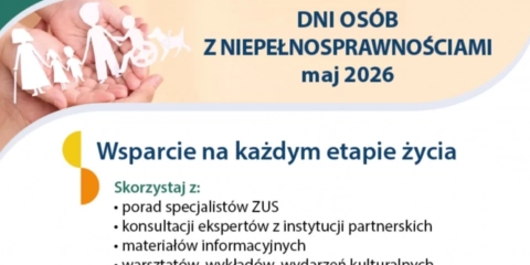 Dni Osób z Niepełnosprawnościami 2026. ZUS stawia na wiedzę, wsparcie i dostępność