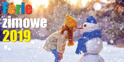 FERIE 2019 - oferta bezpłatnych zajęć dla dzieci i młodzieży
