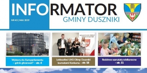 Informator Gminy Duszniki na maj 2019