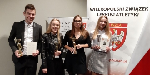 Lekkoatleci UKS Olimp Duszniki laureatami Konkursu Nadziei Olimpijskich
