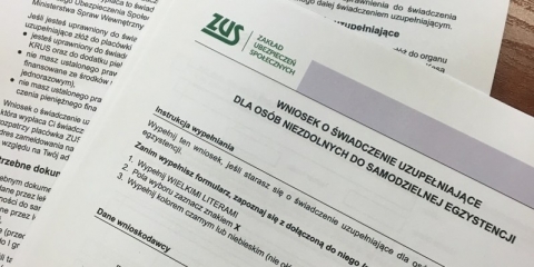 500+ dla osób niezdolnych do samodzielnej egzystencji