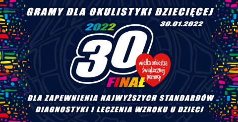 Na zdjęciu plakat z oficjalnym hasłem WOŚP