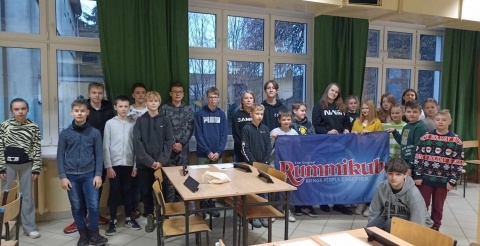 Uczestnicy Pierwszego Szkolnego Turnieju Rummikub