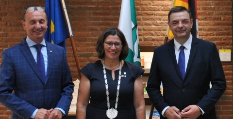 Delegacja Gminy Duszniki na Festiwalu Folkloru i Strzelectwa w Fassbergu