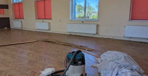 Remont świetlicy wiejskiej w Podrzewiu