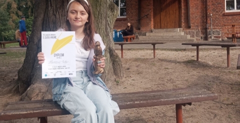 Zdobywczyni Brązowej Wrony w konkursie literackim