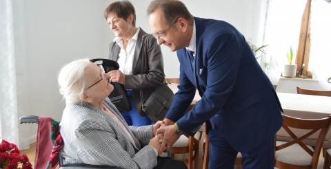 Jubileusz 100. urodzin Janiny Rataj. Fot. Sławomir Chamczyk