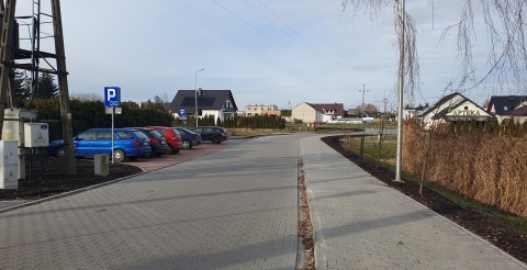 Przebudowana ze środków rządowych ulica Stawna w Dusznikach
