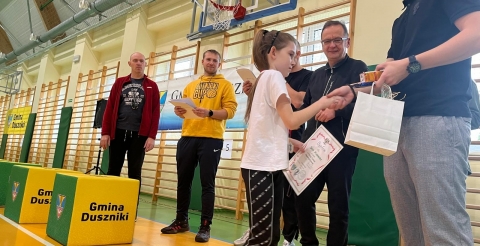 Wręczenie nagród zawodnikom Turnieju Niepodległościowego 