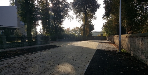 Na zdjęciu przebudowana droga w Sędzinach