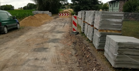 Przebudowa drogi w Brzozie
